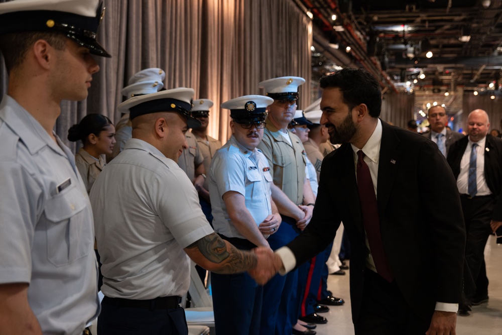 U.S. Coast Guard participates in Memorial Day ceremony aboard Intrepid Museum