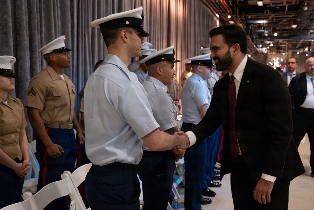 U.S. Coast Guard participates in Memorial Day ceremony aboard Intrepid Museum