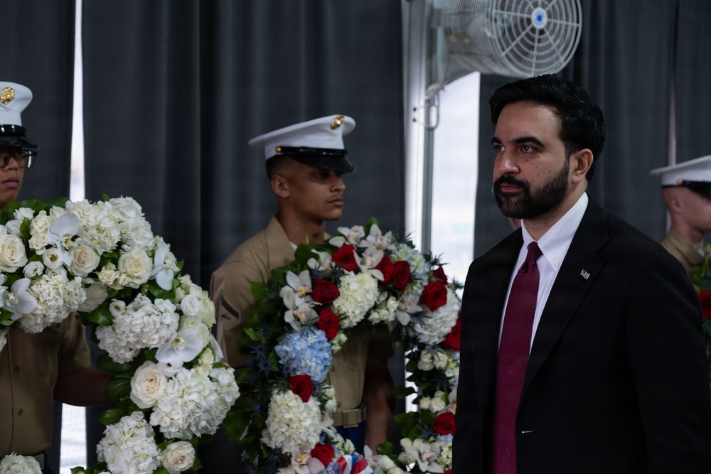 U.S. Coast Guard participates in Memorial Day ceremony aboard Intrepid Museum