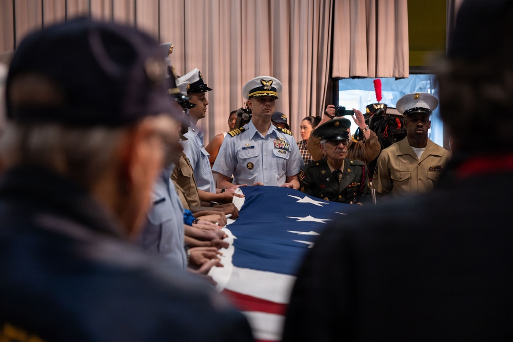 U.S. Coast Guard participates in Memorial Day ceremony aboard Intrepid Museum