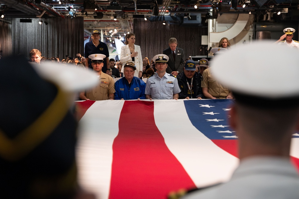 U.S. Coast Guard participates in Memorial Day ceremony aboard Intrepid Museum
