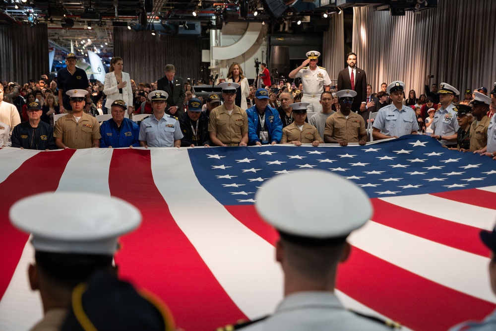 U.S. Coast Guard participates in Memorial Day ceremony aboard Intrepid Museum