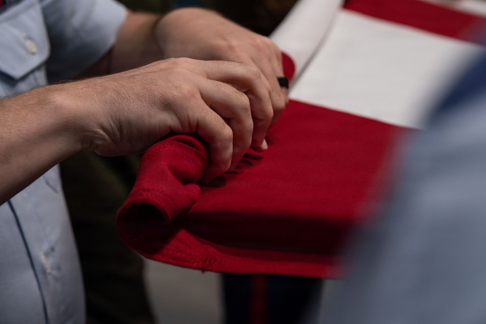 U.S. Coast Guard participates in Memorial Day ceremony aboard Intrepid Museum