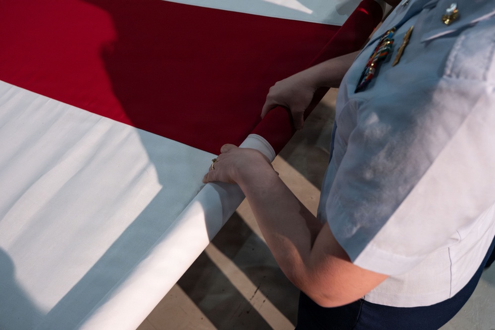U.S. Coast Guard participates in Memorial Day ceremony aboard Intrepid Museum