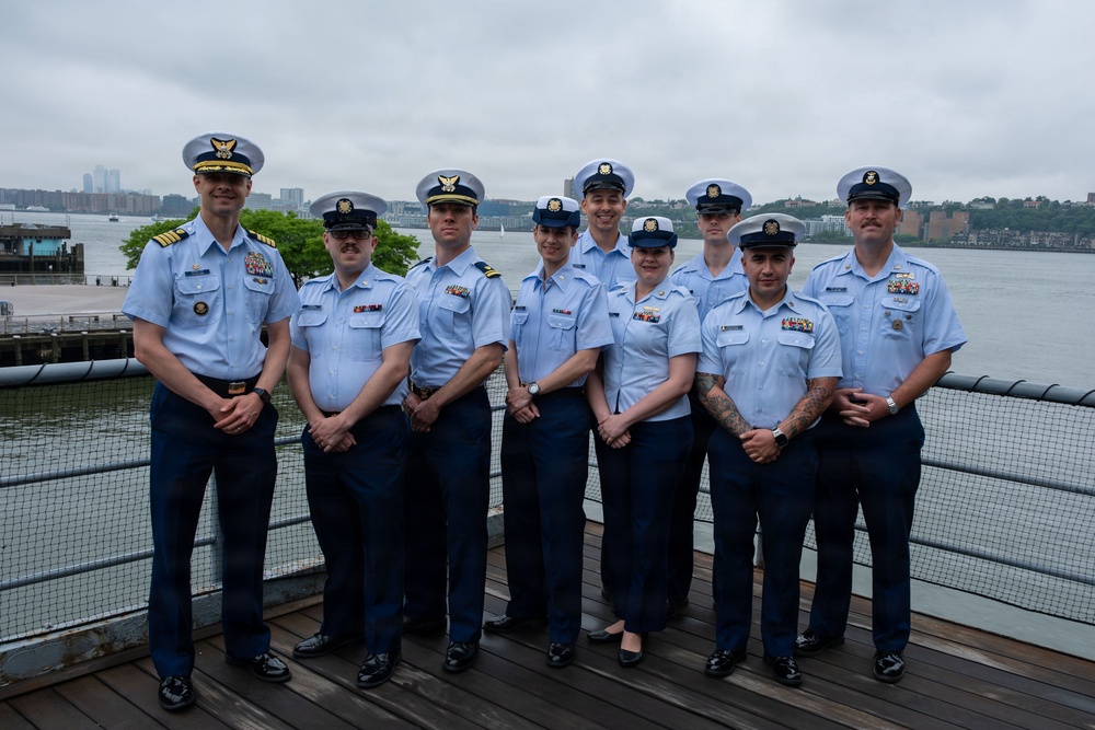 U.S. Coast Guard participates in Memorial Day ceremony aboard Intrepid Museum