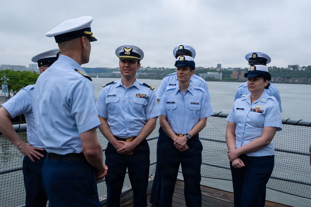 U.S. Coast Guard participates in Memorial Day ceremony aboard Intrepid Museum