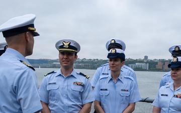 U.S. Coast Guard participates in Memorial Day ceremony aboard Intrepid Museum