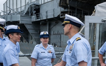 U.S. Coast Guard participates in Memorial Day ceremony aboard Intrepid Museum