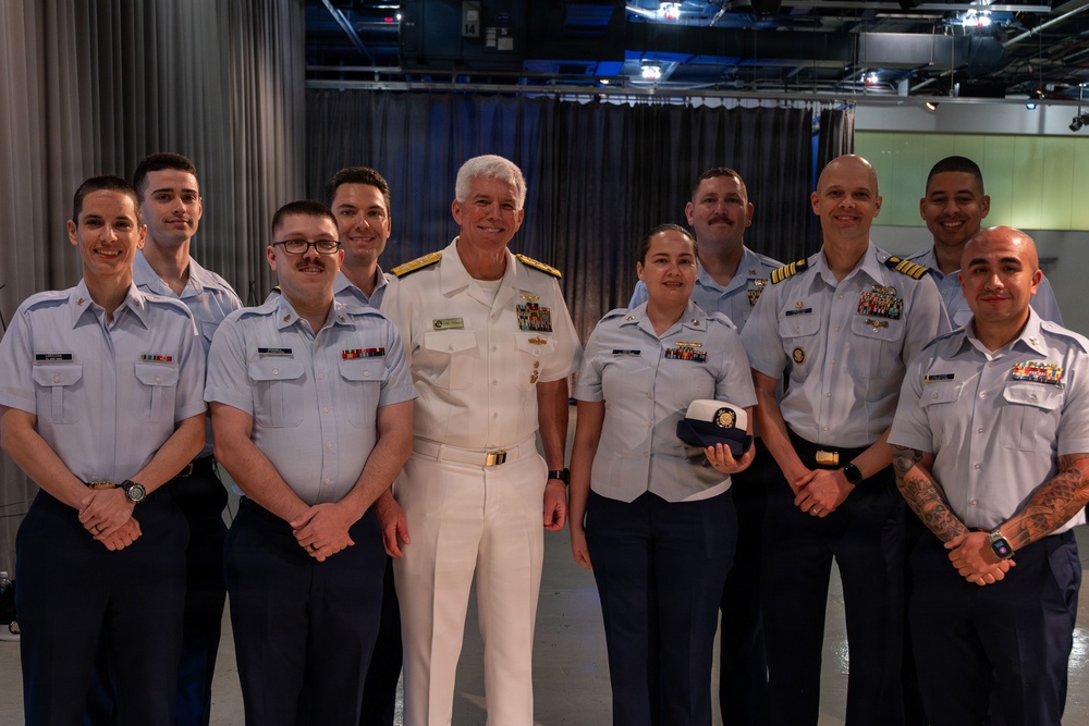 U.S. Coast Guard participates in Memorial Day ceremony aboard Intrepid Museum