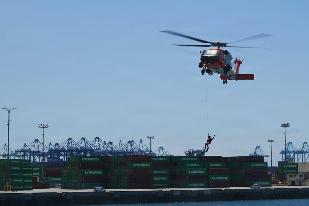 U.S. Coast Guard Air Station Ventura conducts Search and Rescue demonstration at Los Angeles Fleet Week 2026