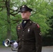16th SB Soldier Prepares to Sound Taps for Retired MWD Perle X429