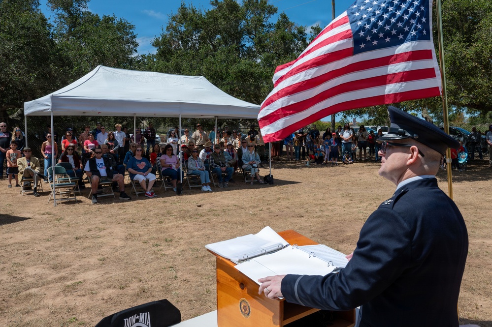 Memorial Day ceremony at Pine Grove Cemetery, Orcutt