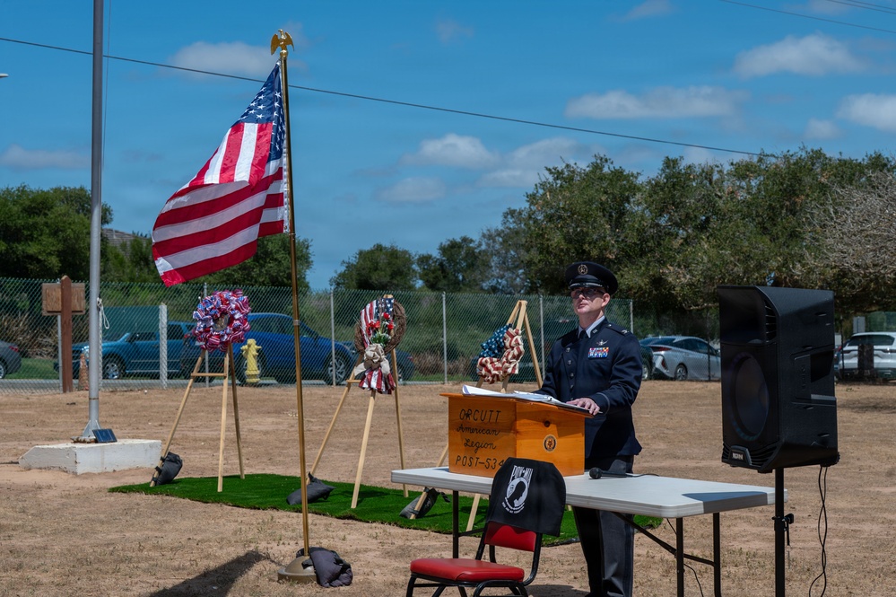 Memorial Day ceremony at Pine Grove Cemetery, Orcutt
