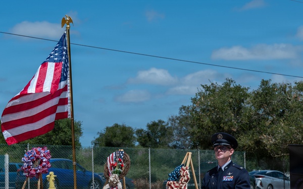 Memorial Day ceremony at Pine Grove Cemetery, Orcutt