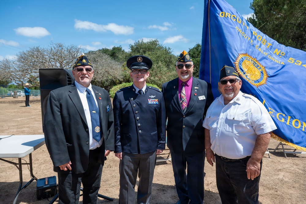 Memorial Day ceremony at Pine Grove Cemetery, Orcutt