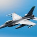 KC-135 refuels F-16