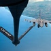 KC-135 refuels F-16