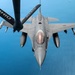 KC-135 refuels F-16