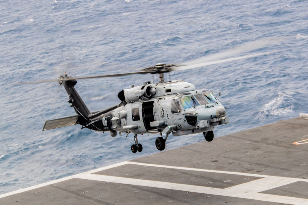 George Washington Conducts Flight Operations