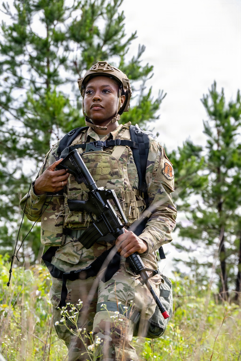 Air National Guard Emergency Management students complete land navigation training conducted by the 188th Wing at Fort Chaffee