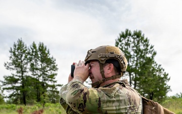 Air National Guard Emergency Management students complete land navigation training conducted by the 188th Wing at Fort Chaffee