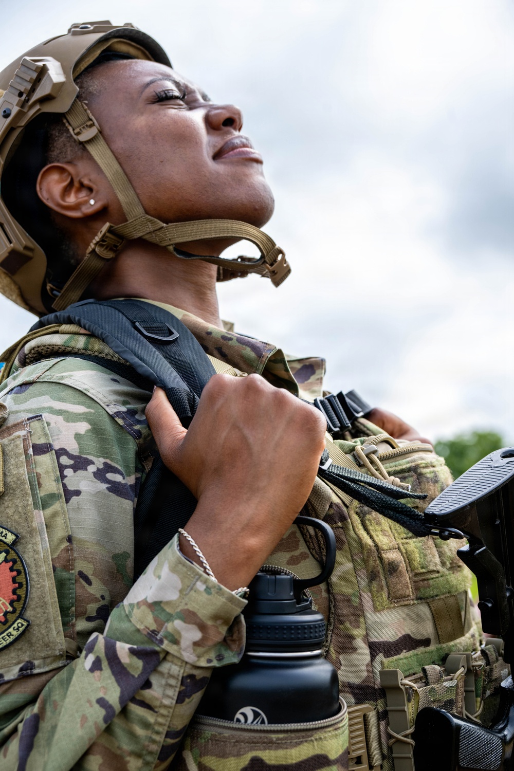 Air National Guard Emergency Management students complete land navigation training conducted by the 188th Wing at Fort Chaffee