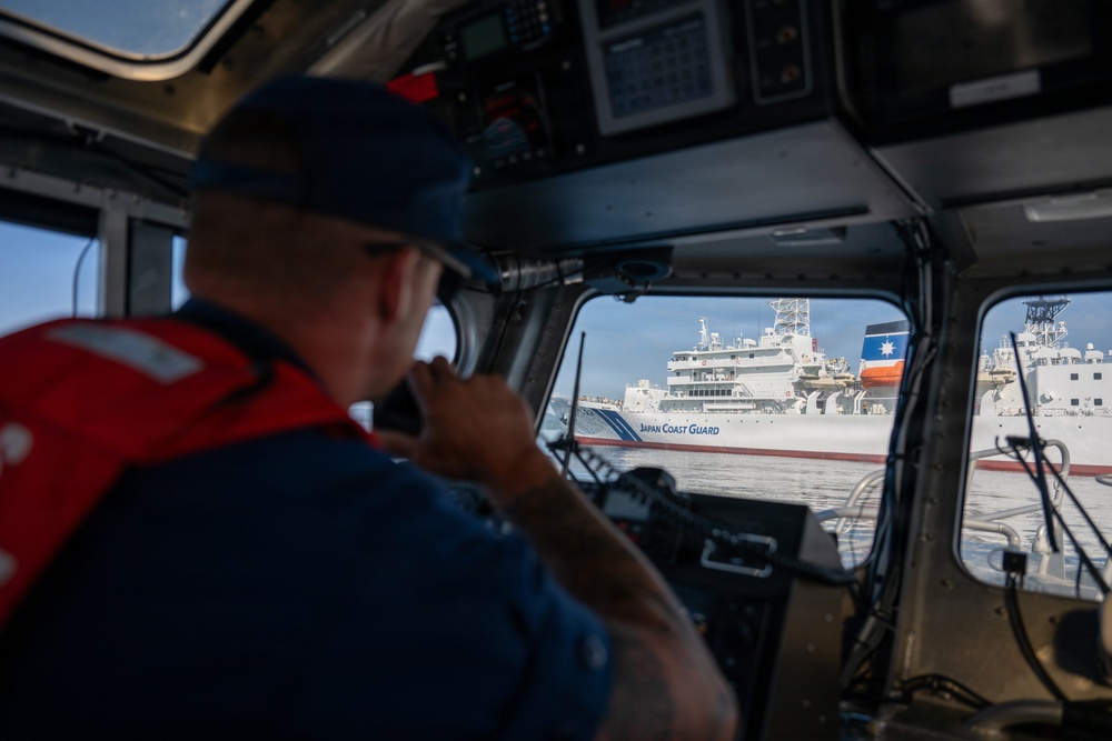 U.S., Canadian, and Japanese Coast Guards complete joint search and rescue exercise in Strait of Juan de Fuca