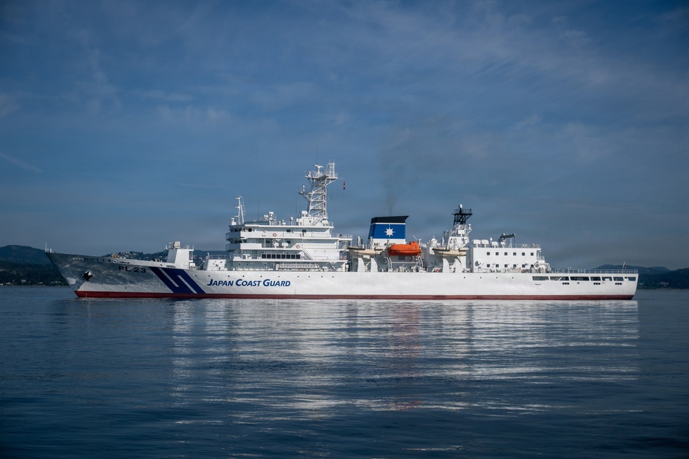 U.S., Canadian, and Japanese Coast Guards complete joint search and rescue exercise in Strait of Juan de Fuca