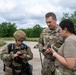 Air National Guard Emergency Management students complete land navigation training conducted by the 188th Wing at Fort Chaffee