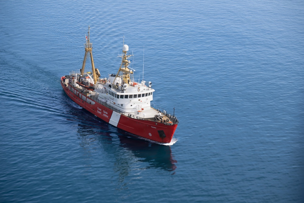 U.S., Canadian, and Japanese Coast Guards complete joint search and rescue exercise in Strait of Juan de Fuca