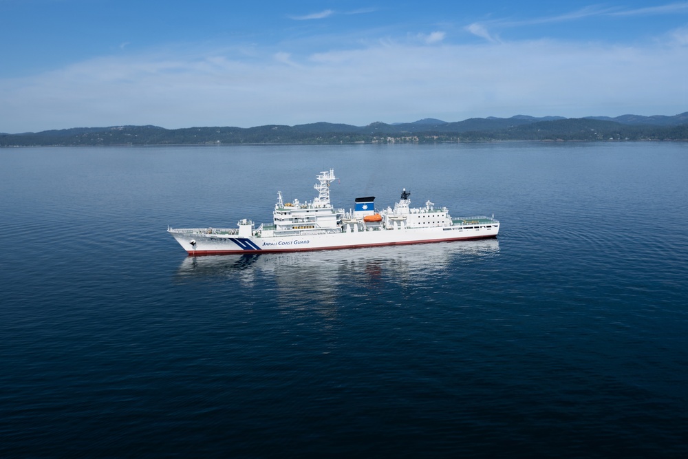 U.S., Canadian, and Japanese Coast Guards complete joint search and rescue exercise in Strait of Juan de Fuca