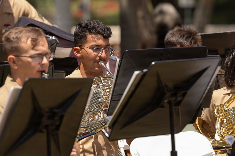 3rd MAW Band plays at Mission Hills Veteran Resource Fair