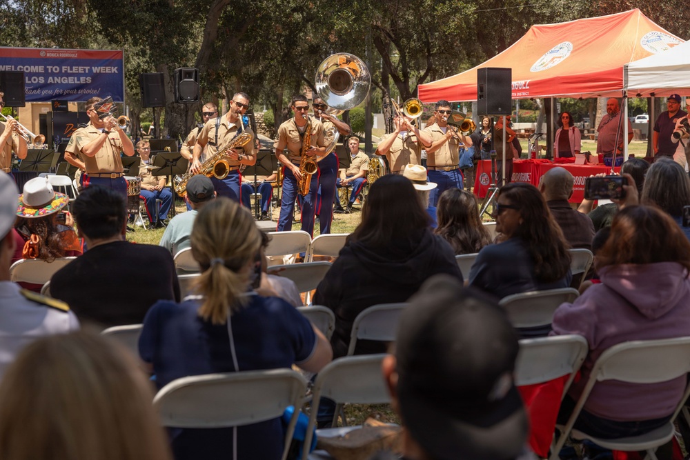 3rd MAW Band plays at Mission Hills Veteran Resource Fair