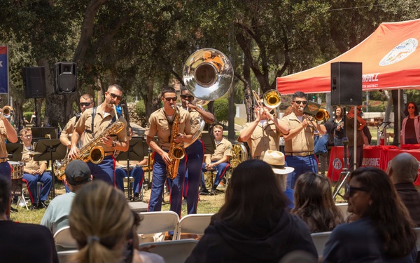 3rd MAW Band plays at Mission Hills Veteran Resource Fair