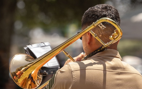 3rd MAW Band plays at Mission Hills Veteran Resource Fair