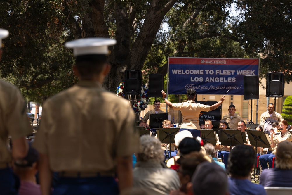 3rd MAW Band plays at Mission Hills Veteran Resource Fair