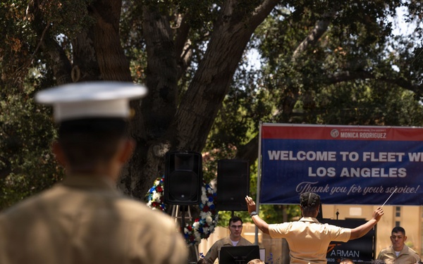 3rd MAW Band plays at Mission Hills Veteran Resource Fair