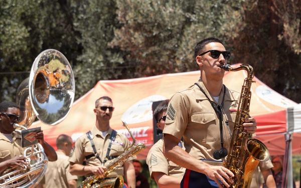 3rd MAW Band plays at Mission Hills Veteran Resource Fair