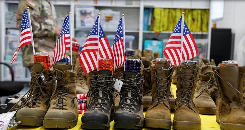 Preparing for the 2026 Heroes’ Boots Memorial Display
