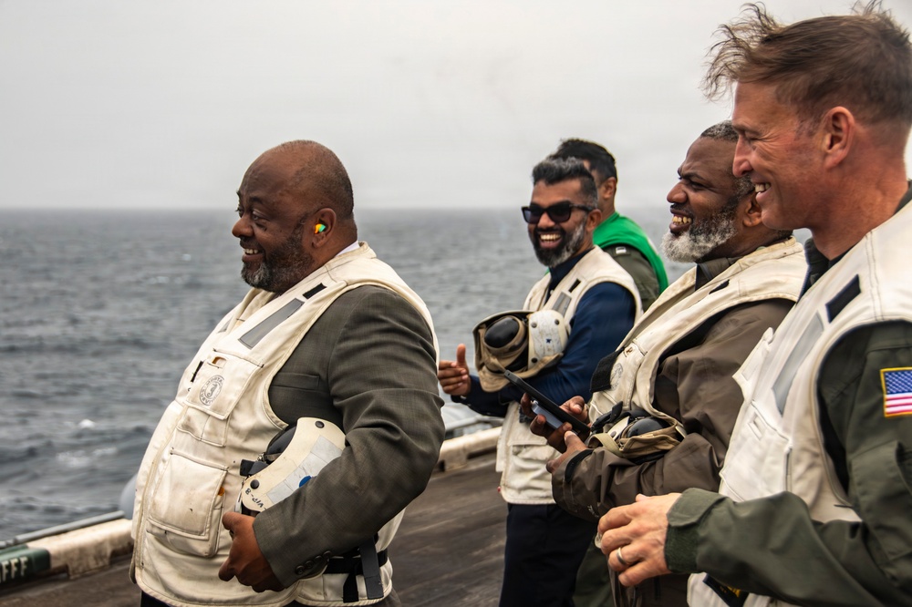 Trinidad and Tobago Government and Military Leaders Visit Nimitz