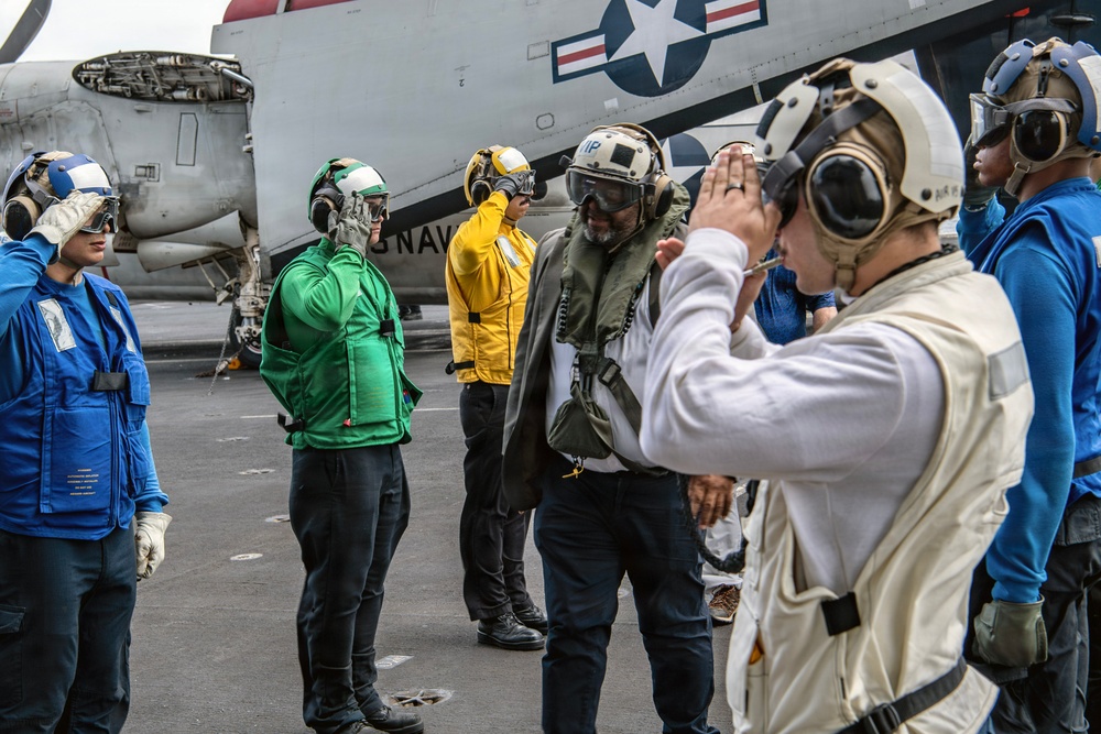 Trinidad and Tobago Government and Military Leaders Visit Nimitz