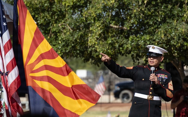 SMMC Ruiz visits Buckeye for Memorial Day agenda