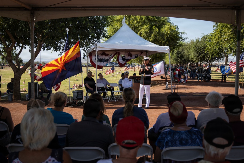 SMMC Ruiz visits Buckeye for Memorial Day agenda