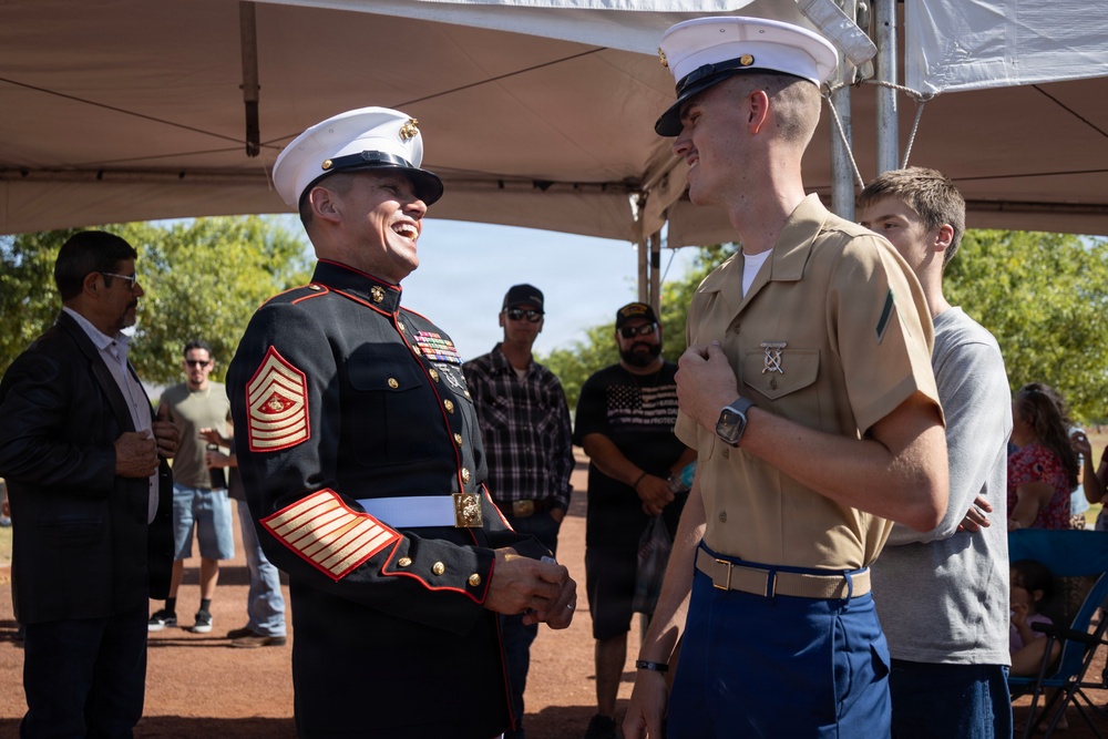 SMMC Ruiz visits Buckeye for Memorial Day agenda