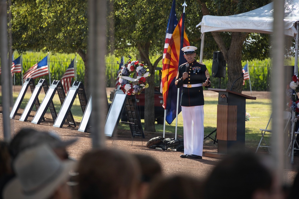 SMMC Ruiz visits Buckeye for Memorial Day agenda