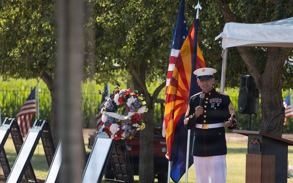 SMMC Ruiz visits Buckeye for Memorial Day agenda