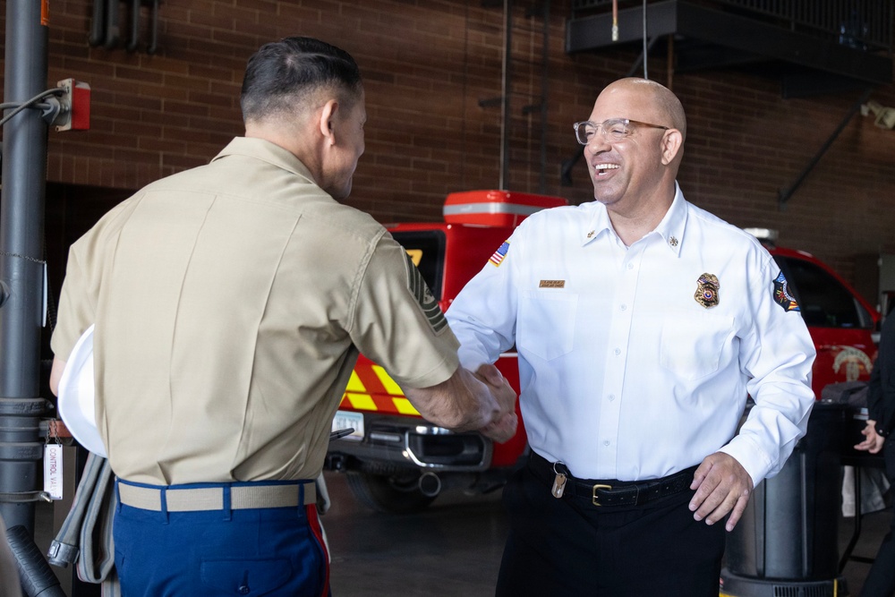 SMMC Ruiz visits Buckeye for Memorial Day agenda