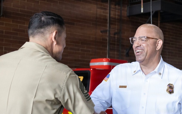 SMMC Ruiz visits Buckeye for Memorial Day agenda