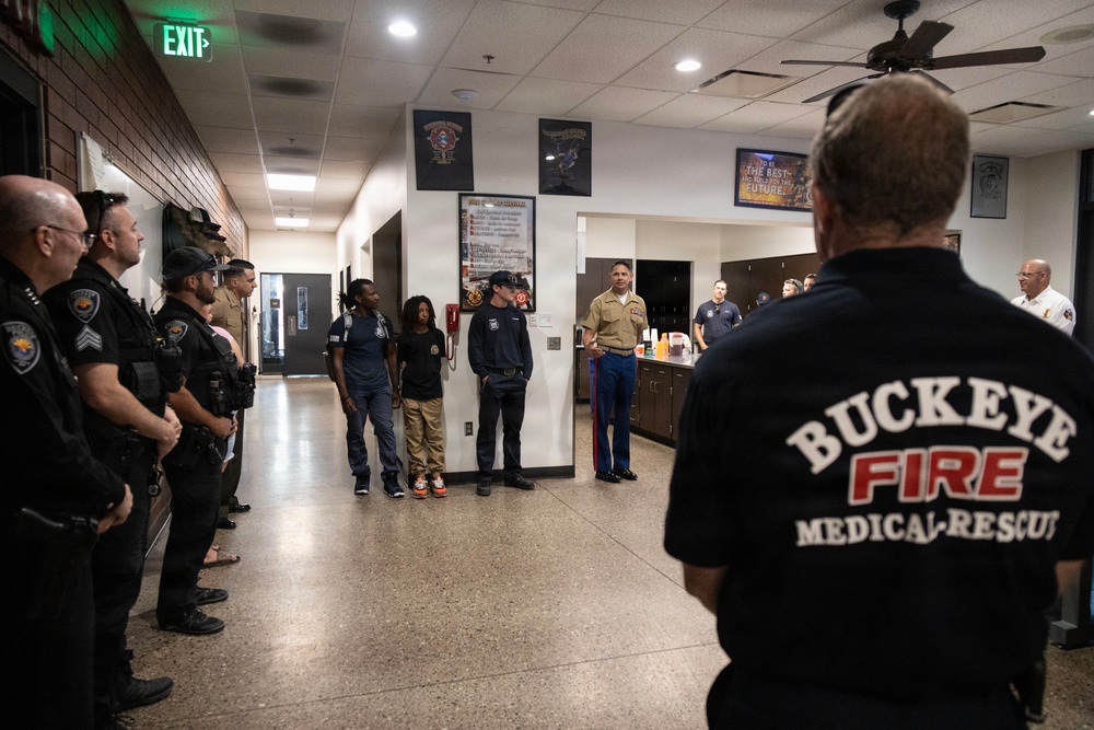 SMMC Ruiz visits Buckeye for Memorial Day agenda