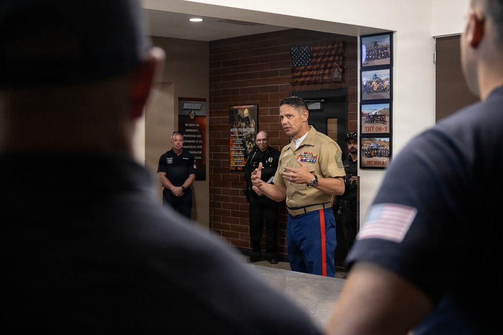 SMMC Ruiz visits Buckeye for Memorial Day agenda